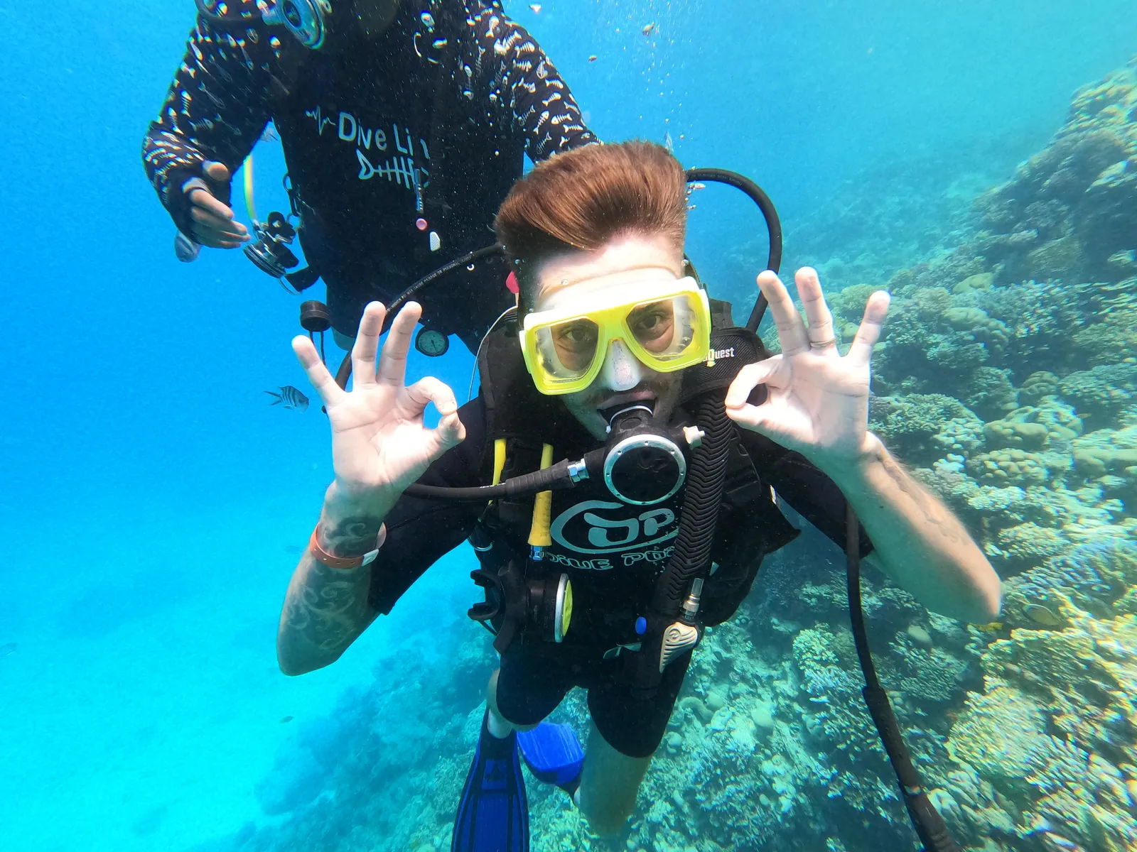 Plongée dans les eaux de la mer Rouge à Hurghada